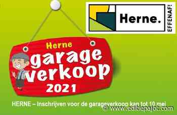HERNE – Inschrijven voor de garageverkoop kan tot 10 mei - Editiepajot