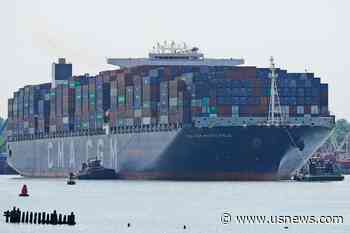 Largest Container Ship to Reach East Coast Stops in Virginia
