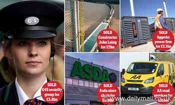 Fears for jobs and pensions as 123 companies fall to private equity in lockdown plundering spree