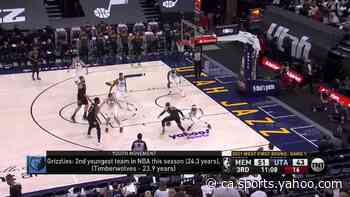 Dillon Brooks with an and one vs the Utah Jazz - Yahoo Canada Sports