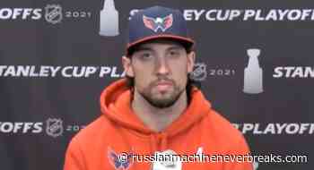 Brenden Dillon is all of us after three consecutive overtime games to start the postseason: emotional - Russian Machine Never Breaks