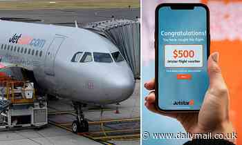 Jetstar is handing out hundreds of dollars in flight vouchers at train stations TODAY