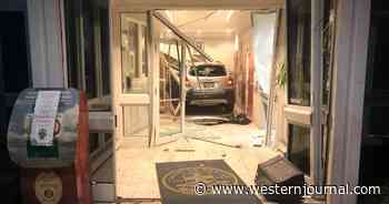 Man Arrested After Allegedly Using His Car to Attack Police Station, Attempting to Run Over Officers