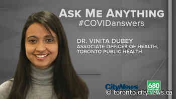 Ask Me Anything with Toronto’s Assoc. Medical Officer of Health, Dr. Vinita Dubey (May 26) - CityNews Toronto