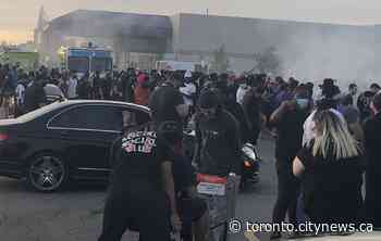 Police break up large car rally in Pickering on Sunday - CityNews Toronto