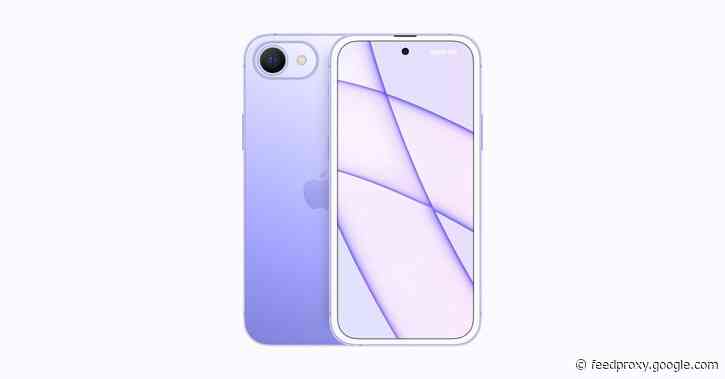 Concept imagines a redesigned iPhone SE with hole-punch front camera