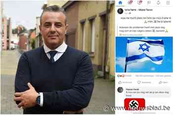 Antwerps CD&V-districtsraadslid stapt op nadat hij Israëlische vlag met nazivlag vergelijkt - Het Nieuwsblad