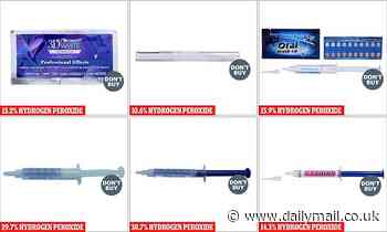 Illegal teeth-whitening kits are 'widely available' on eBay and Amazon