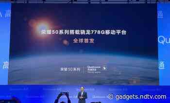 Honor 50 Series With Snapdragon 778G SoC Confirmed to Launch Soon, May Come With Pre-Installed Google Apps