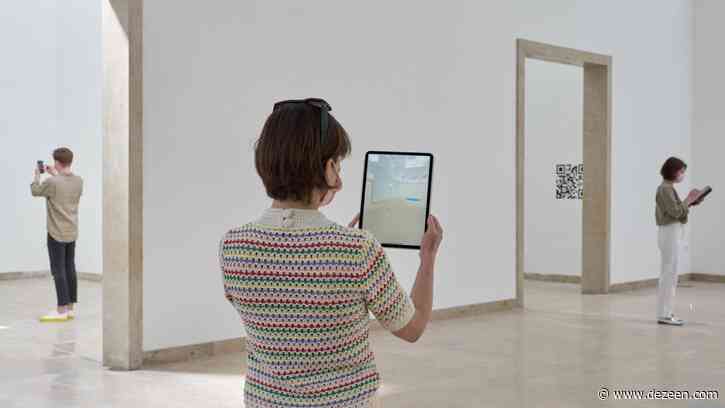 Germany's 2038 pavilion at Venice Architecture Biennale puts QR codes on walls of empty building