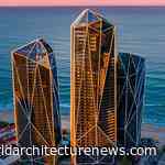 Smoky quartz crystals inspired Oppenheim Architecture’s towers design