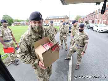 Soldiers on the streets of Bolton to help curb the spread of the Indian coronavirus variant - Lancashire Post