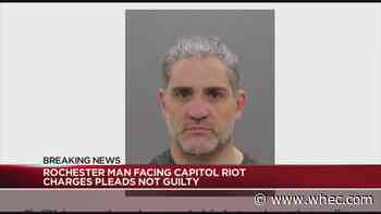 Rochester man charged in Capitol riot pleads not guilty