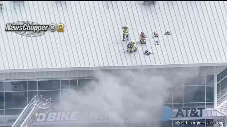 Crews Battling Fire At Building Housing Multiple Businesses In Monroeville