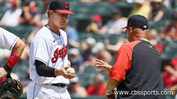 Cleveland pitcher Zach Plesac suffers freak thumb injury after 'aggressively ripping off his shirt'