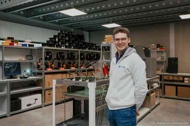 Van flesdopjes tot controllers: Gianni (24) print eigen droom in 3D uit