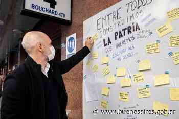 Rodríguez Larreta visitó el vacunatorio Luna Park | Noticias - buenosaires.gob.ar