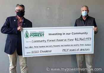 City receives Community Forest dividend cheque for nearly $2.4 million - My Powell River Now