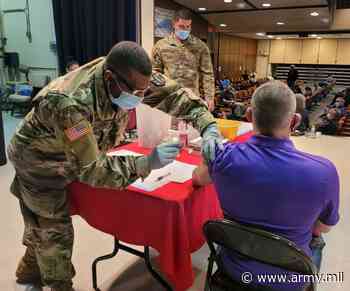 7245th Medical Command Unit provides COVID-19 vaccination support to Picatinny Arsenal - United States Army