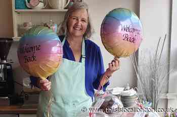 Tea room owner speaks on indoor return to Cheam Village