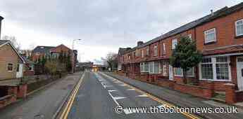 A6053: Loxham Street, Bolton, closed after car crash