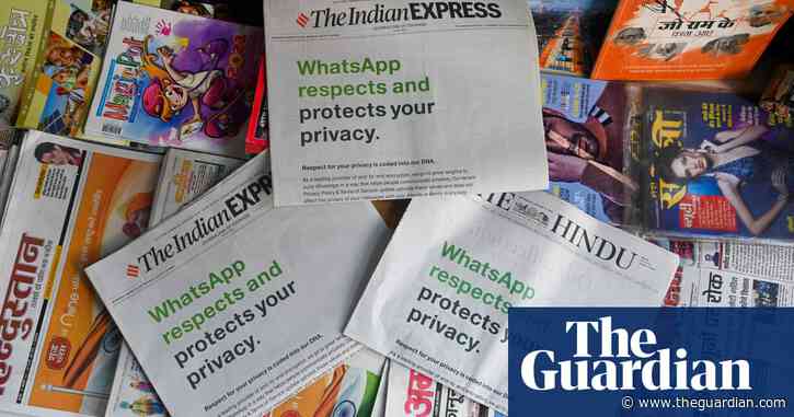 WhatsApp sues Indian government over ‘mass surveillance’ internet laws