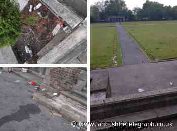 Unacceptable behaviour as youths launch glass bottles at police cars