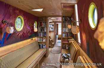 Accrington: First look inside canal boat 'floating library'