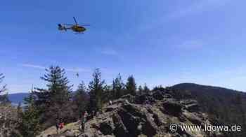 Einsatz für die Bergwacht Lam - Verletzte Wanderin am Kaitersberg - idowa