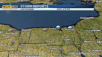 Yellow Alert for strong to severe storms this afternoon