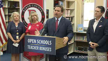 Florida Teachers and Principals Will Receive $1,000 Bonuses: DeSantis