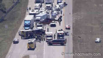 4 Airlifted to Hospitals After Rollover Crash on Alligator Alley in Broward
