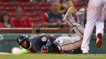 Braves' Marcell Ozuna out six weeks with finger injury suffered while sliding