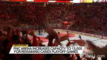 Canes increase capacity for remaining home games