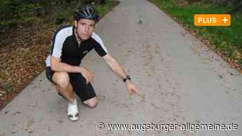 Schmutz auf Weg - Radfahrer erleben bei Bobingen doppelte Überraschung - Augsburger Allgemeine
