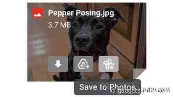 Google Adds a New Button to Directly Save Images From Gmail to Google Photos