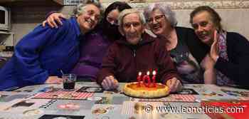 Valverdín celebra los 101 años de su vecino Santos - leonoticias.com