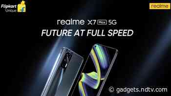Realme X7 Max 5G Availability via Flipkart Confirmed Ahead of May 31 Launch