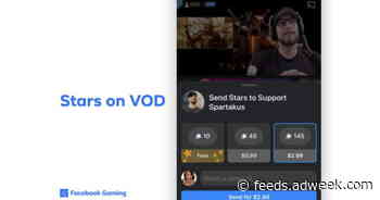 Facebook Gaming Extends Stars Monetization Option to Video-on-Demand Creators
