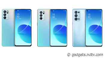 Oppo Reno 6, Reno 6 Pro, Reno 6 Pro+ With 65W Fast Charging, 32-Megapixel Selfie Cameras Launched: Price, Specifications
