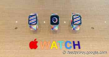 2021 Apple Watch Pride Edition bands featured at Apple Stores