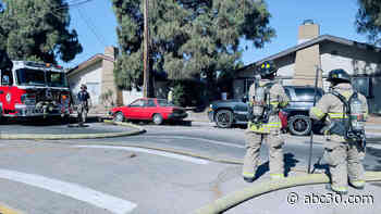 9 displaced, 2 pets missing after apartment fire in northeast Fresno