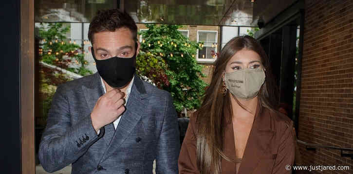 Ed Westwick Looks Sharp While Attending an Event with Girlfriend Tamara Francesconi