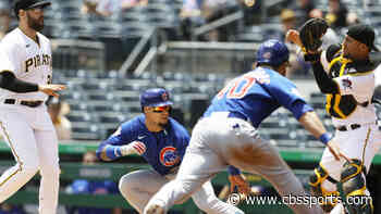 WATCH: Javier Báez combines with inept Pirates for one of the most baffling base-running plays in MLB history
