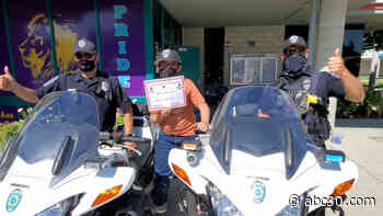 Cops deliver special recognition for 4th grader