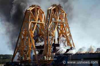 Demolition Resumes on Georgia Shipwreck After Big Fire