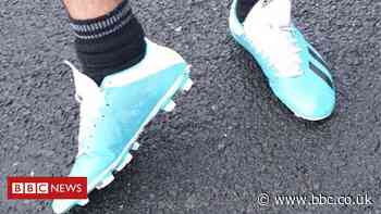 Banned driver caught speeding in football boots on motorway