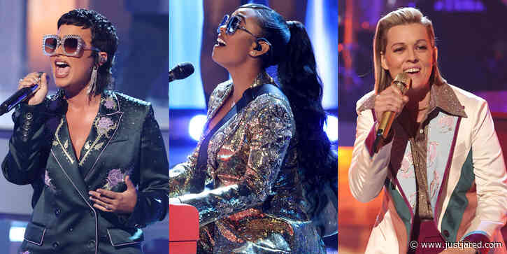 Demi Lovato, H.E.R., & Brandi Carlile Perform an Elton John Tribute at iHeartRadio Music Awards 2021 (Video)
