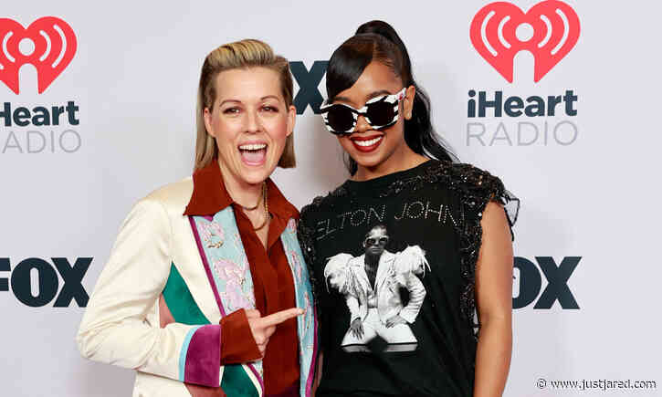 H.E.R. & Brandi Carlile Walk Red Carpet Together Before Performing at iHeartRadio Music Awards 2021