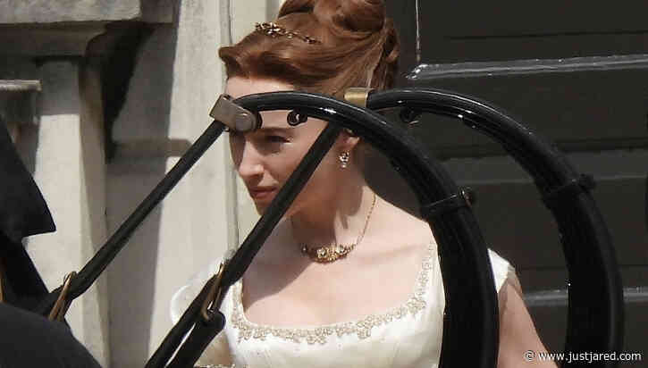 Phoebe Dynevor Spotted as Daphne While Filming 'Bridgerton' Season 2